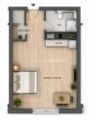 3. Obergeschoss - PERFEKTE CITYWOHNUNG: KOMPAKT, MÖBLIERT UND IN UNIVERSITÄTSNÄHE
